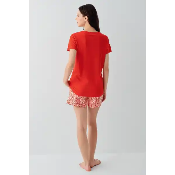 Arnetta 3612-X Kadın Battal Şort Takım