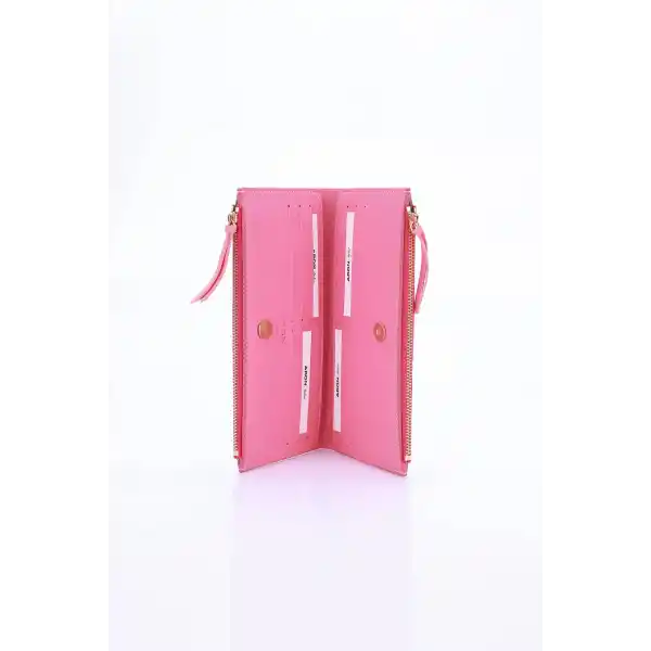 Barbara Fuşya Kadın Cüzdanı