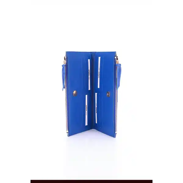Barbara Saks Mavisi Kadın Cüzdanı