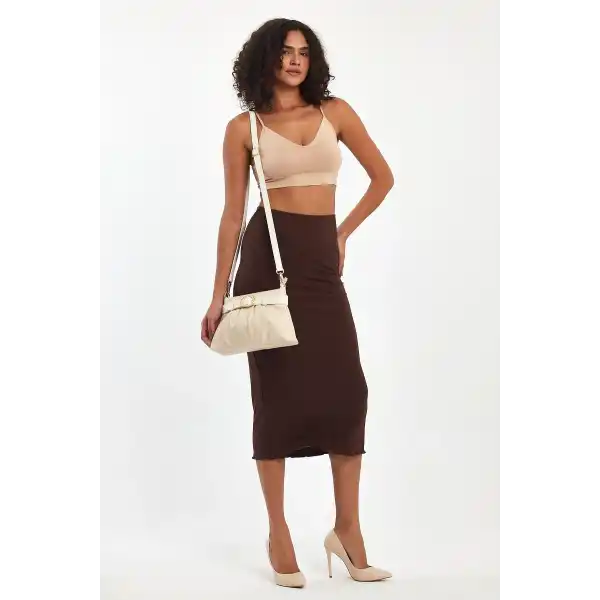 Belle Bej Kadın Omuz Çantası