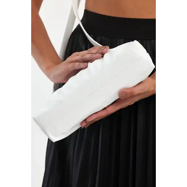 Belle Beyaz Kadın Omuz Çantası