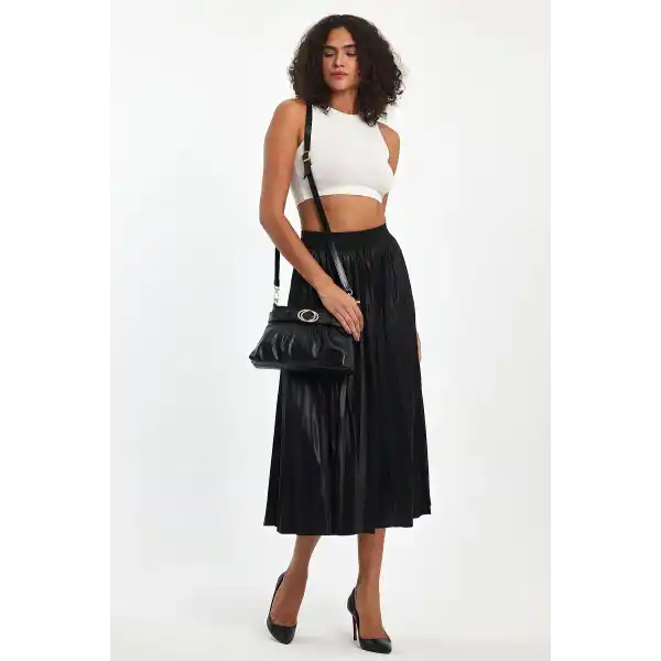 Belle Siyah Kadın Omuz Çantası