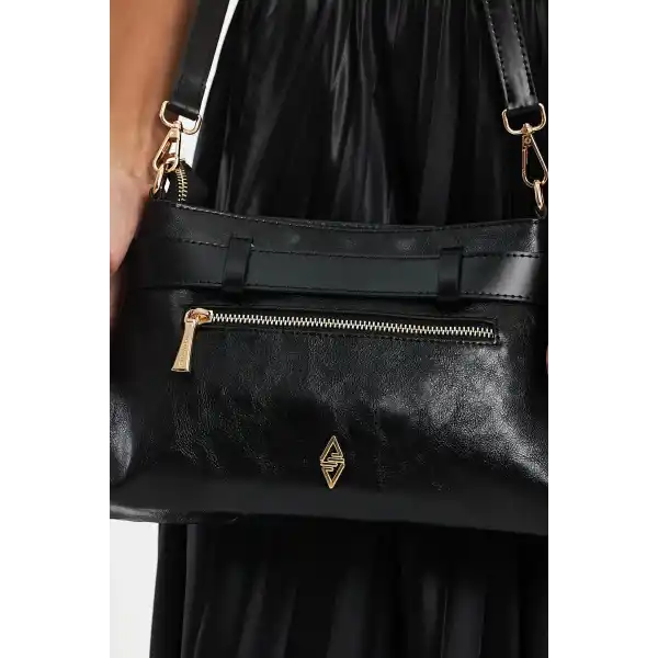 Belle Siyah Kadın Omuz Çantası