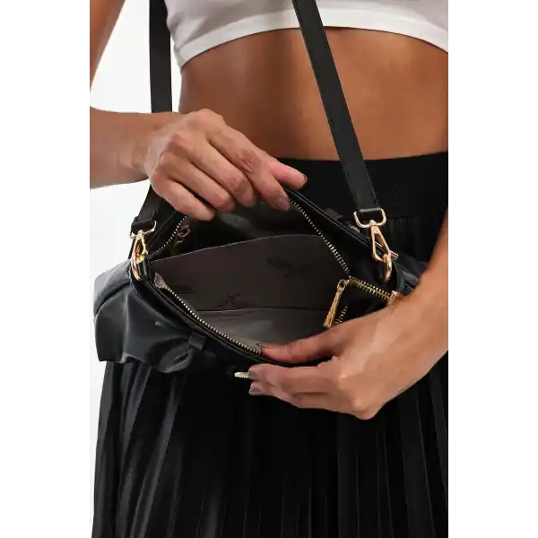 Belle Siyah Kadın Omuz Çantası