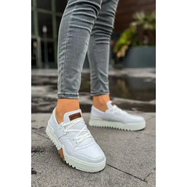 CH067 GBT Warrem Erkek Ayakkabı BEYAZ / BEYAZ