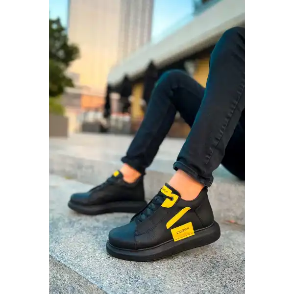 CH131 GST Frogner Erkek Bot SIYAH - SARI