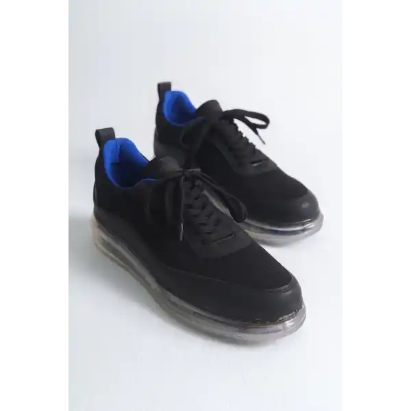 CH181 - RRT İpekyol  Erkek Ayakkabı SIYAH/SAX MAVI