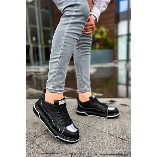 CH183 CST Jet Setter Mirror  Erkek Ayakkabı SIYAH/GUMUS