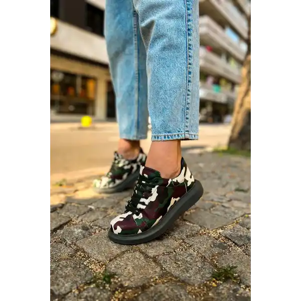CH252 RRT Printed Erkek Ayakkabı 306 YESIL KAMUFLAJ
