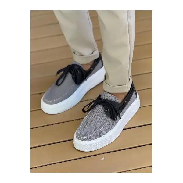 CH2602 - Triko Erkek Ayakkabı ANTRASIT