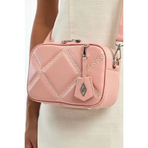 Cube Pudra Kadın Omuz Çantası