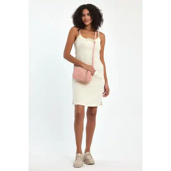 Cube Pudra Kadın Omuz Çantası