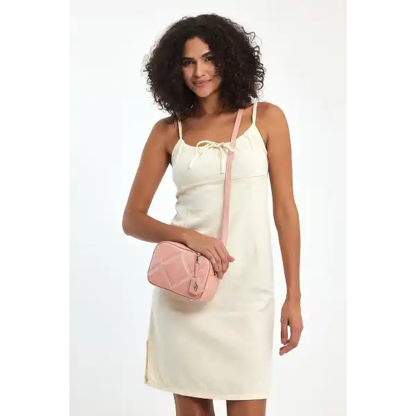 Cube Pudra Kadın Omuz Çantası