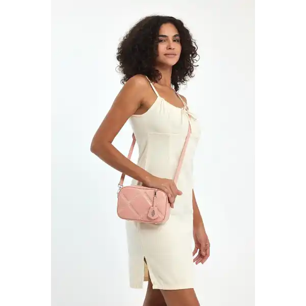 Cube Pudra Kadın Omuz Çantası