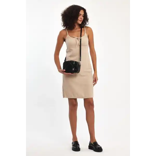 Cube Siyah Kadın Omuz Çantası