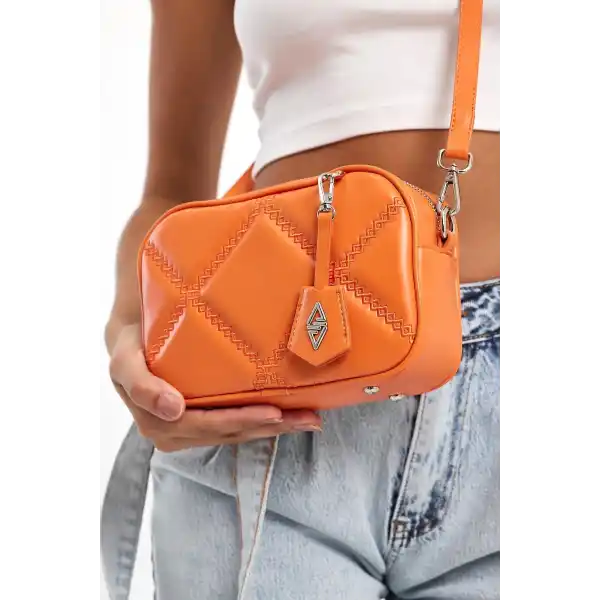 Cube Turuncu Kadın Omuz Çantası