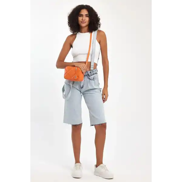 Cube Turuncu Kadın Omuz Çantası