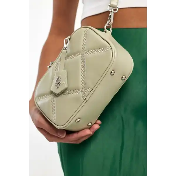 Cube Yeşil Kadın Omuz Çantası