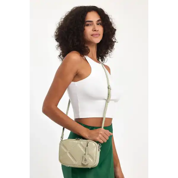 Cube Yeşil Kadın Omuz Çantası