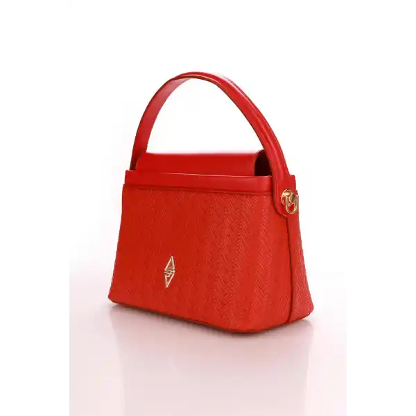 Despina Kırmızı Kadın El Çantası