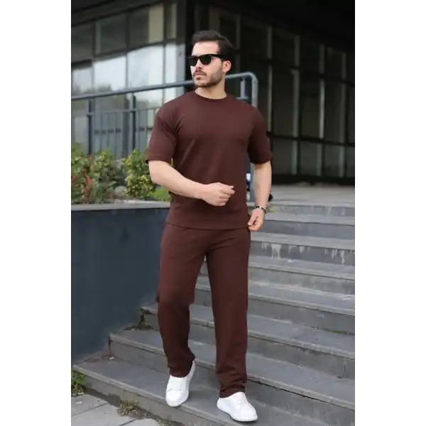 Erkek Alt Üst Krep İkili Takım