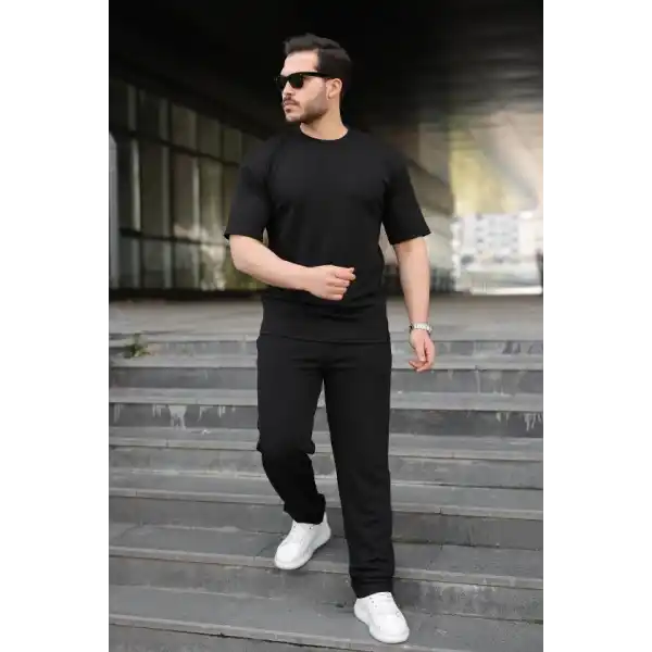 Erkek Alt Üst Krep İkili Takım