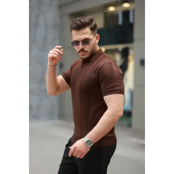 Erkek Hemşire Yaka Kısa Kollu Tişört