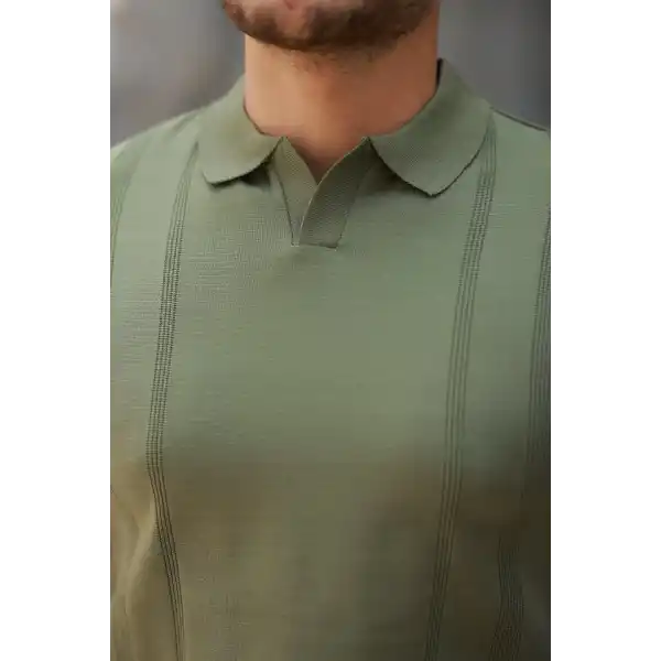 Erkek Hemşire Yaka Kısa Kollu Tişört