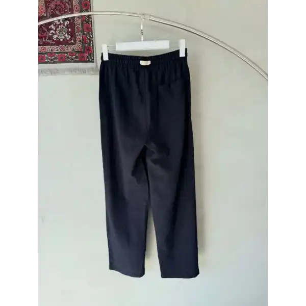 Erkek İthal Yıkamalı Keten Pantolon