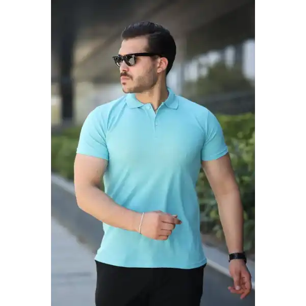 Erkek Kısa Kollu Yakalı Tişört