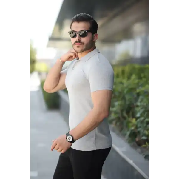 Erkek Kısa Kollu Yakalı Tişört