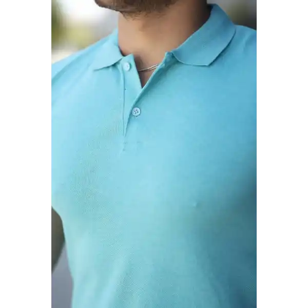 Erkek Kısa Kollu Yakalı Tişört