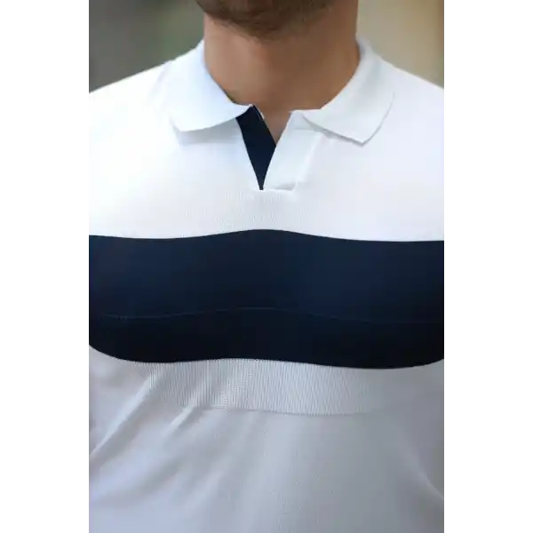 Erkek Yakalı Kısa Kollu Tişört