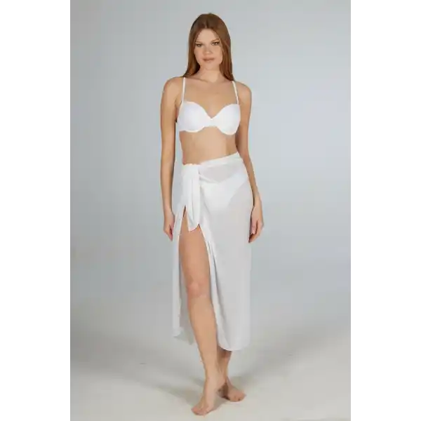 Estiva 6000 Kadın Düz Şifon Pareo