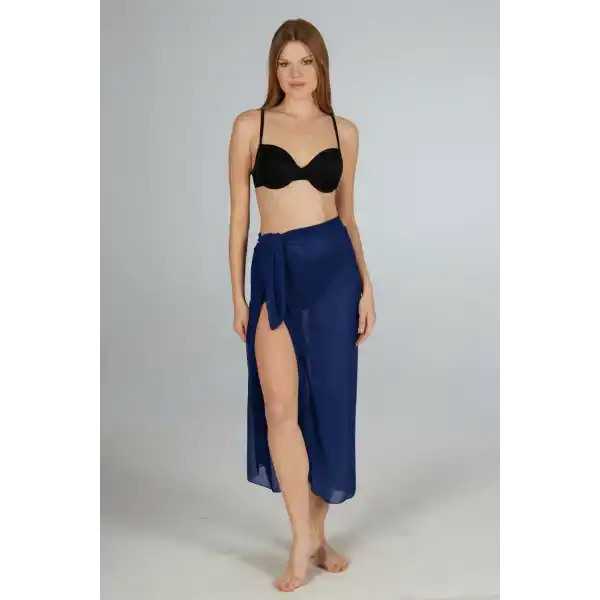 Estiva 6000 Kadın Düz Şifon Pareo