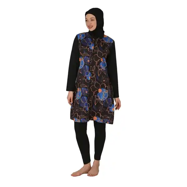 Fantasy Kadın Desenli Tesettür Mayo