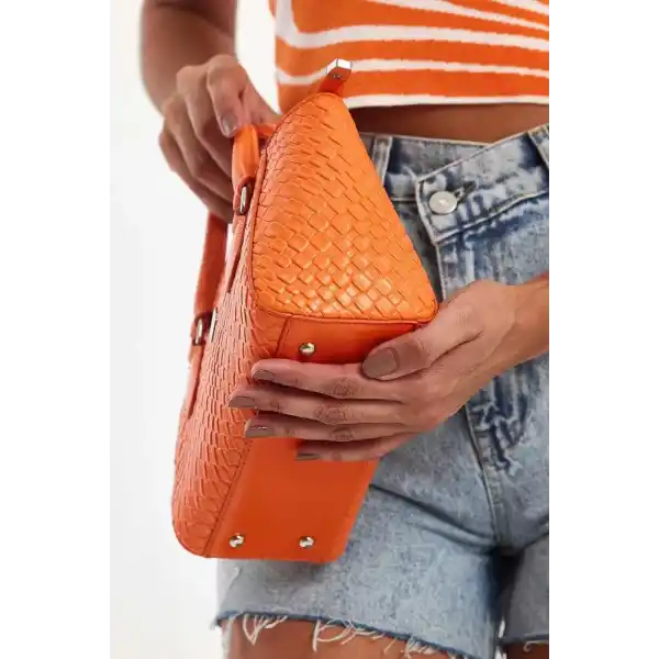 Favor Turuncu Kadın El Çantası
