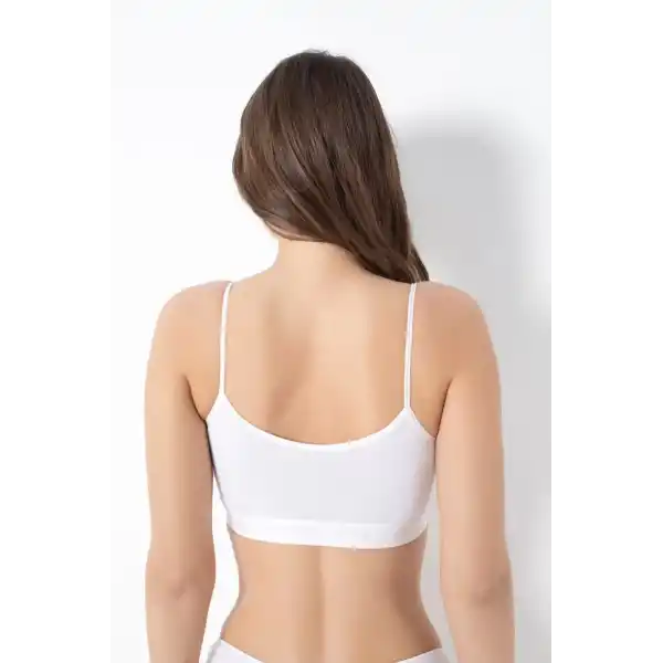 G-Box Kadın Bambu İnce Askılı Pedli Büstiyer