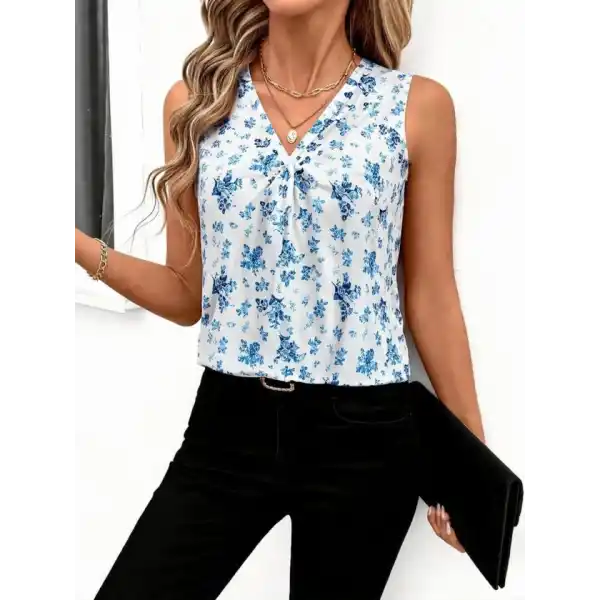 Kadın Askılı V Yakalı Süprem Bluz