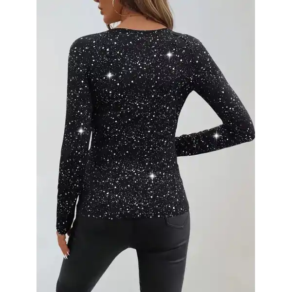 Kadın Uzun Kollu Kruvaze Yakalı Aksesuarlı Dalgıç Bluz