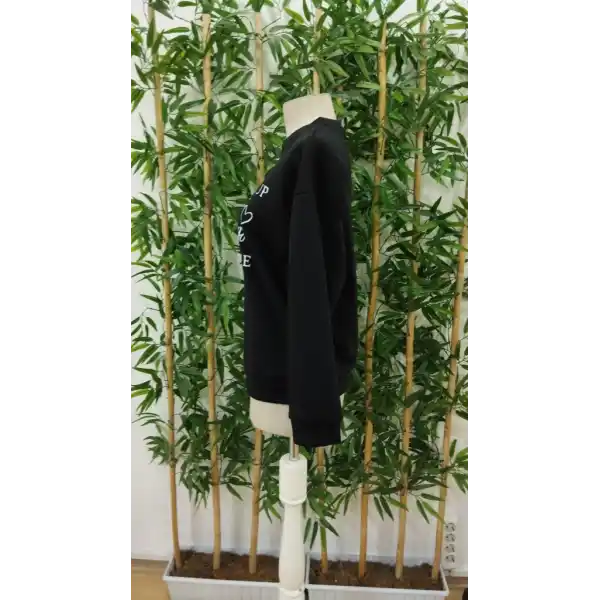 Kadın Uzun Kollu Yuvarlak Yaka Iki Iplik şardonlu Bluz