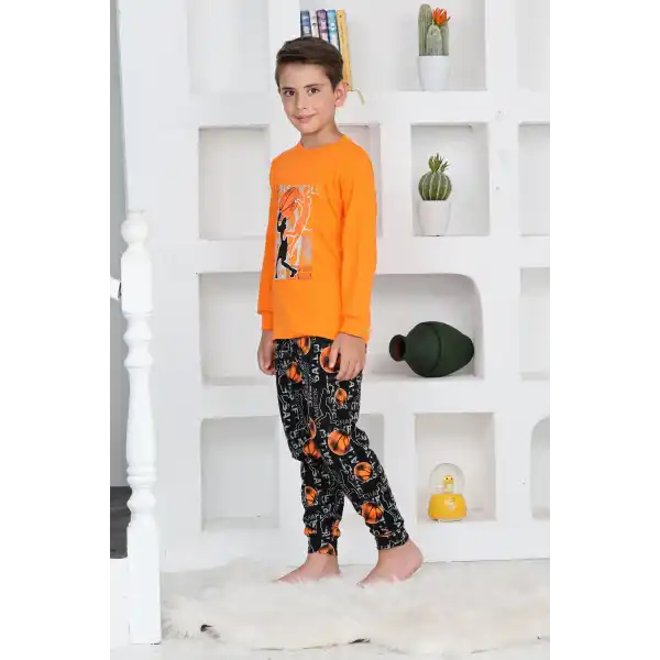Kapitex 5153 Erkek Çocuk Uzun Kol Pijama Takımı