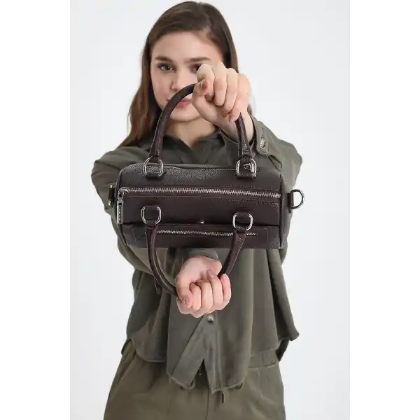 Lorena Kahverengi Çok Gözlü Kadın El Çantası