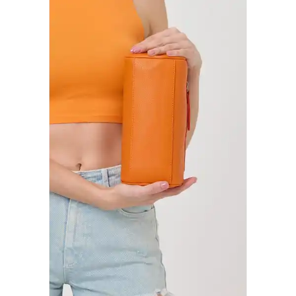 Lorena Turuncu Çok Gözlü Kadın El Çantası