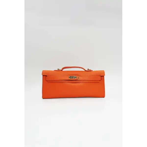 Lucia Turuncu Kadın El Çantası