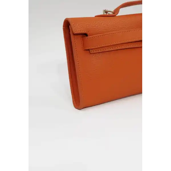 Lucia Turuncu Kadın El Çantası