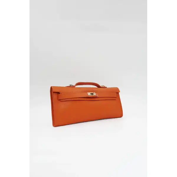 Lucia Turuncu Kadın El Çantası