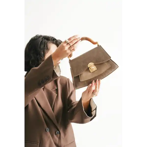 Luisa Vizon Kilitli Kadın El Çantası