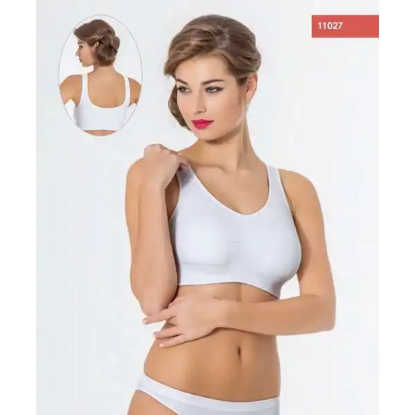 Miss Fit Kadın Kalın Askılı Pedli Bustiyer