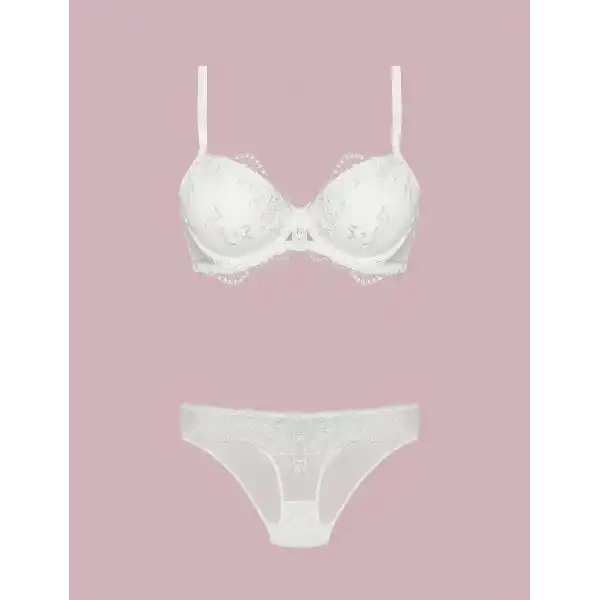 Nurteks Kadın Dantelli Sütyen Takımı